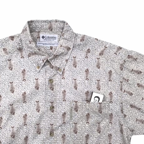 Columbia “Fish Bone” Shirts Size-M