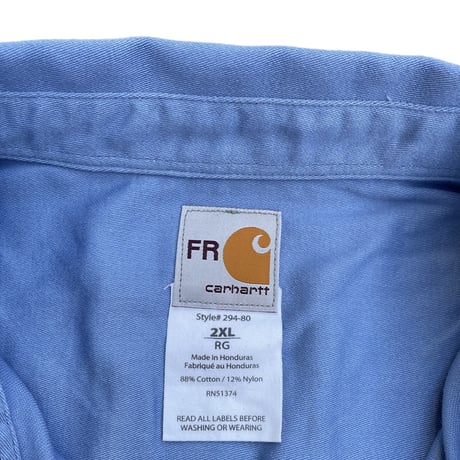 Carhartt FR🔥🚫 L/s Shirts Size-XXL
