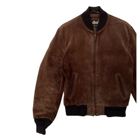 Schott Suede Zip Jkt Size-38 MADE IN USA