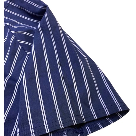 COTTON STRIPE SHIRT size XL・MADE IN USA