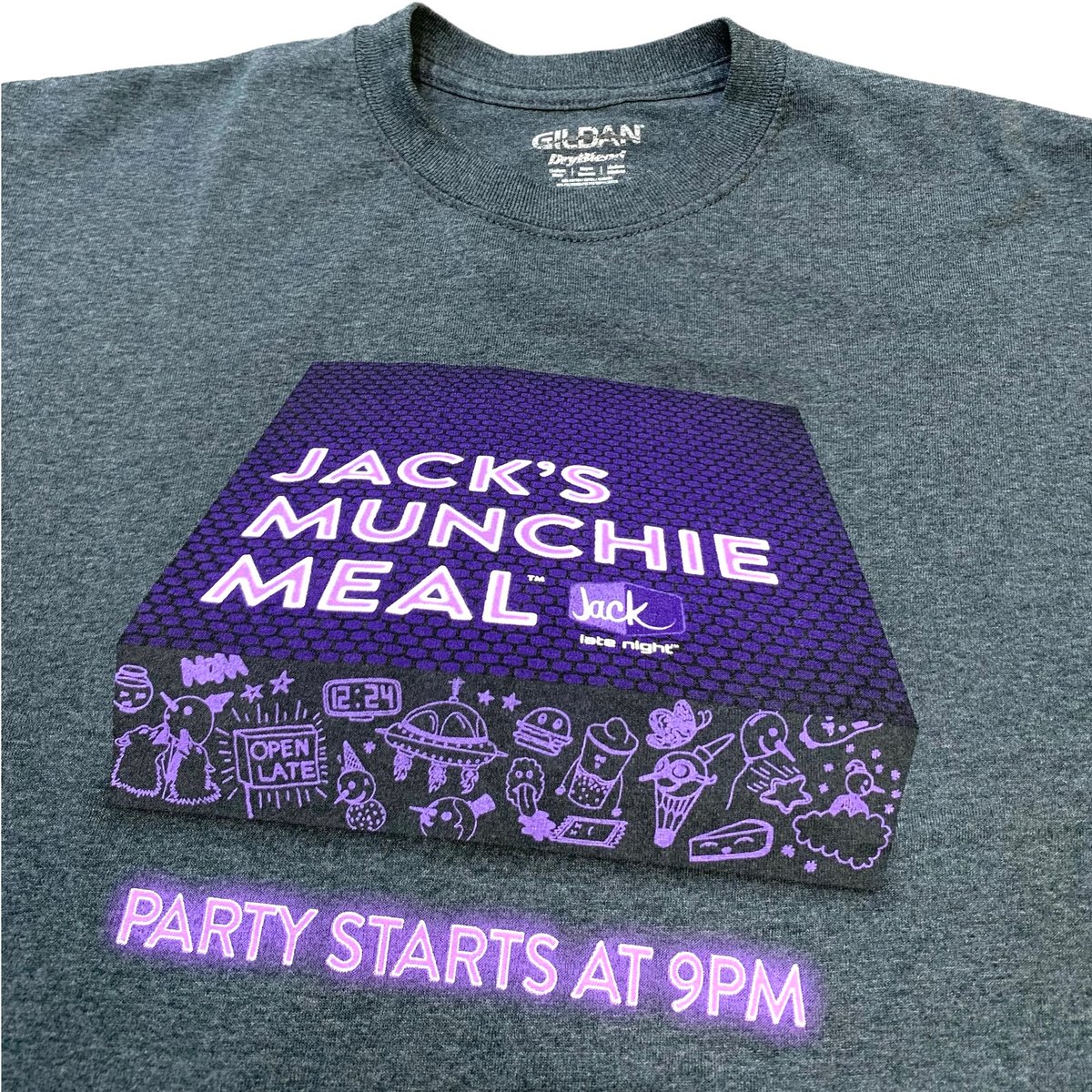 JACK IN THE BOX JACK'S MUNCHIE MEAL T-SHIRT size M