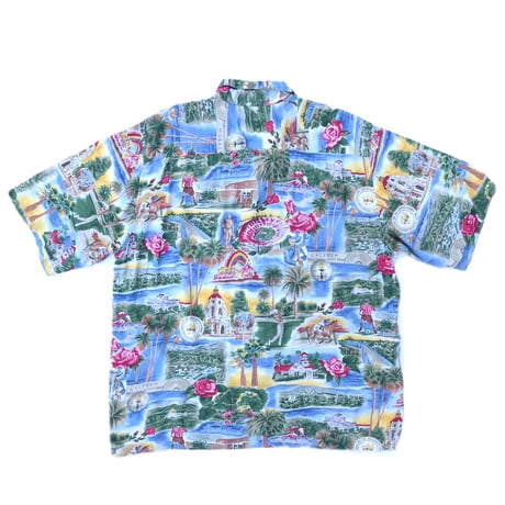 Reyn Spooner Hawaii Shirts Size-XL 100% RAYON ~90s