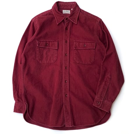 80's L.L.Bean Chamois Cloth Shirt made in usa size M程