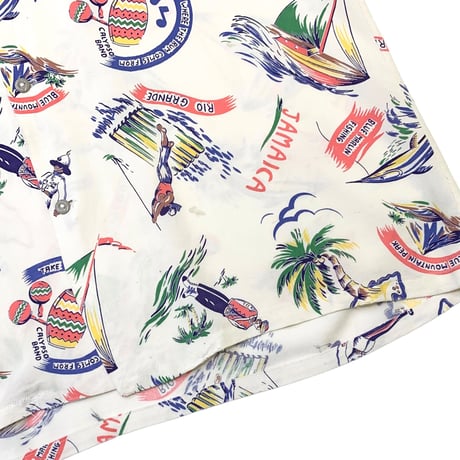 Vintage Jamaica Rayon Shirt size M
