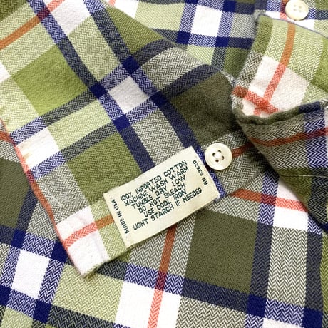 GITMAN BROS CHECK SHIRT・MADE IN USA  size M