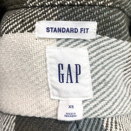 GAP HEAVY FLANNEL SHIRT size S程