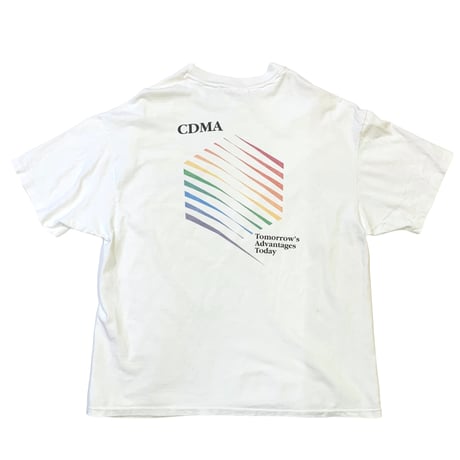 80-90's QUALCOMM CDMA T-SHIRT size XL