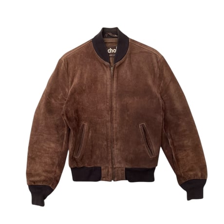 Schott Suede Zip Jkt Size-38 MADE IN USA