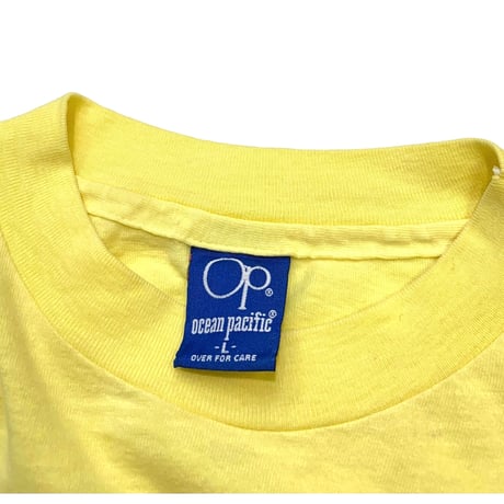 80's OCEAN PACIFIC L/S T-SHIRT size M程・MADE IN USA🇺🇸