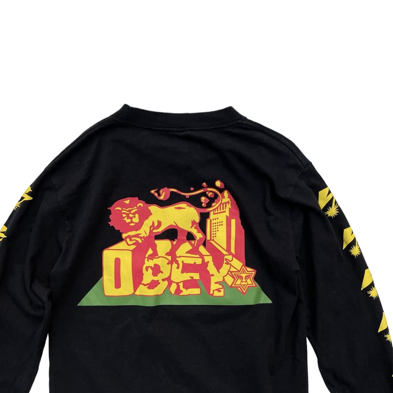BAD BRAINS × OBEY L/s Tee Size-S | kiraku Store