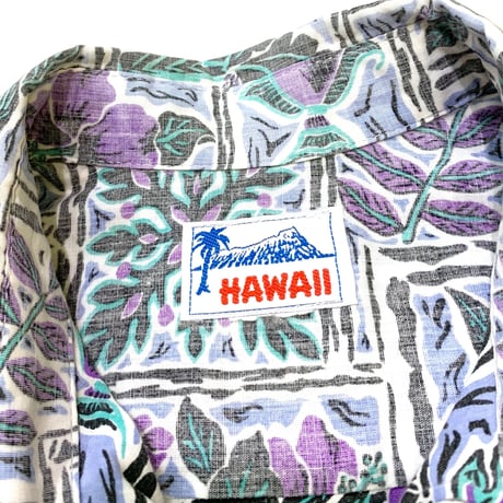 PULLOVER ALOHA SHIRT size M程