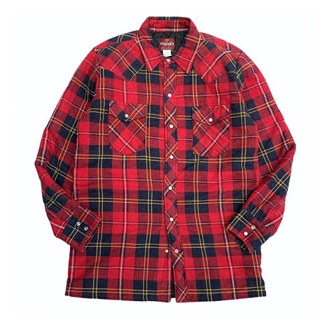 Wrangler QUILTING LINER CHECK SHIRT size M〜L程