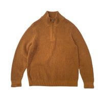 L.L.Bean Half Zip Cotton Knit Size-M