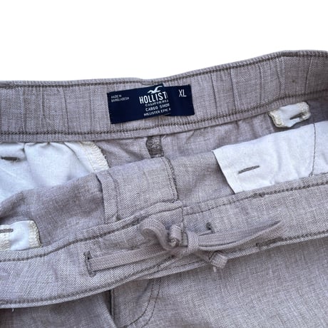 HOLLISTER Linen Cargo Easy Shorts Size-XL