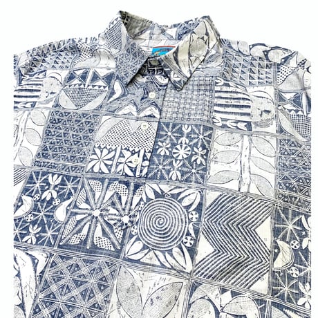 COTTON PULLOVER ALOHA SHIRT size XXL