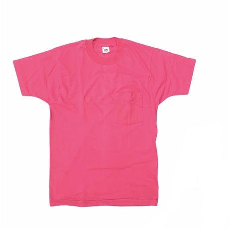FRUIT OF THE LOOM Poket Tee Size-M “DEAD STOCK” MADE IN USA 80s~