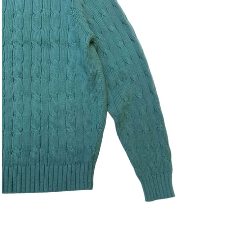 J.CREW COTTON CABLE KNIT size L