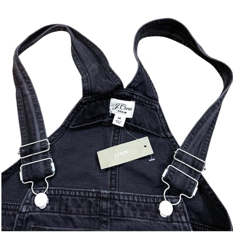 NOS J.CREW BLACK DENIM OVERALLS size M(WOMEN'S)