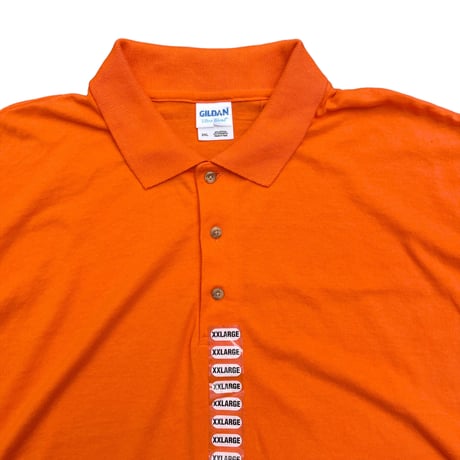 New GILDAN Orange🍊 Polo Shirt Size-XXL