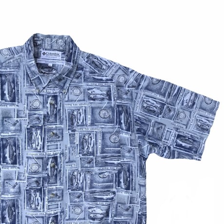 Columbia Fish B.D Shirts Size-XL