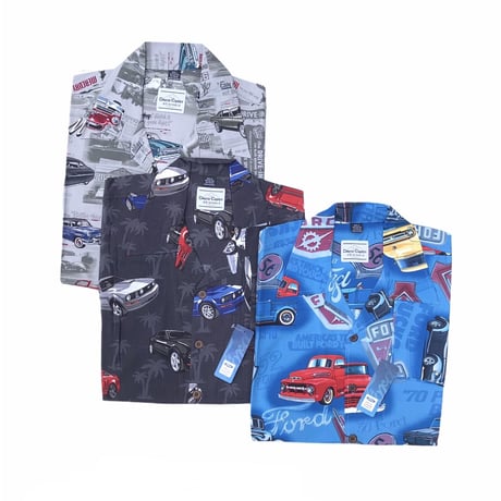 Ford🐎 RAYON × COTTON S/s Shirts “Size M or L” Official New