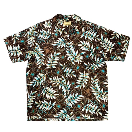 VINTAGE RAYON HAWAIIAN SHIRT size M・MINT CONDITION