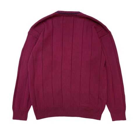 JOHN ASHFORD COTTON KNIT CARDIGAN size L