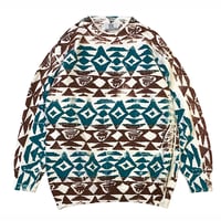 HAND PAINTED LITE SWEATER MADE IN USA size L程