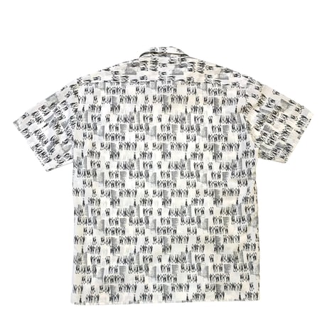 80-90's Human Pattern Shirt size XL程度