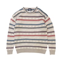 80's〜 WOOL RICH COTTON KNIT MADE IN USA🇺🇸 size XL〜XXL程