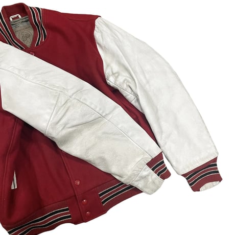Golden Bear Stadium Jkt   MADE IN USA 90s~ Red Size-M