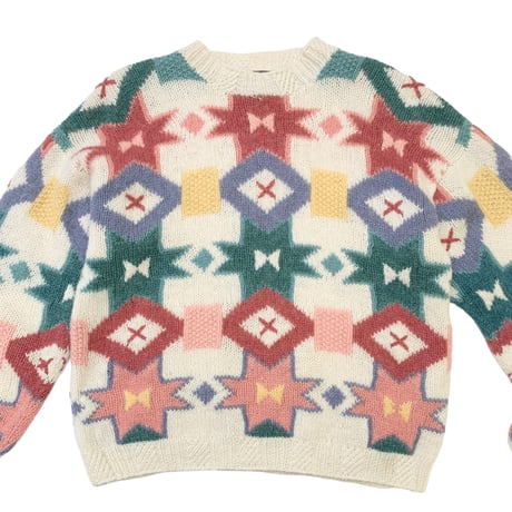 90's WOOLRICH HANDKNIT SWEATER size WONEN'S・L