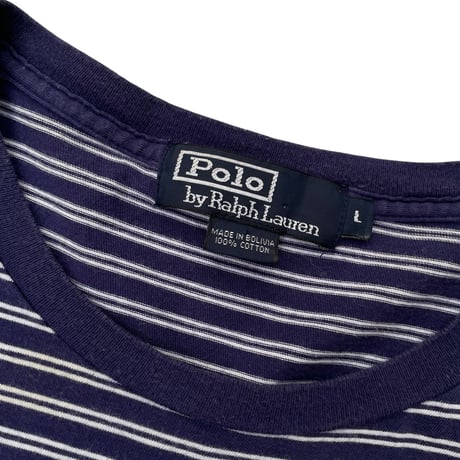 Polo Ralph Lauren Striped Tee Size-L