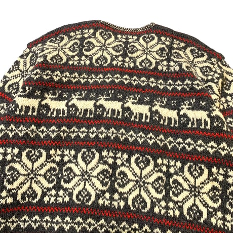 🇳🇴HAND MADE NORWAY CARDIGAN size XL程