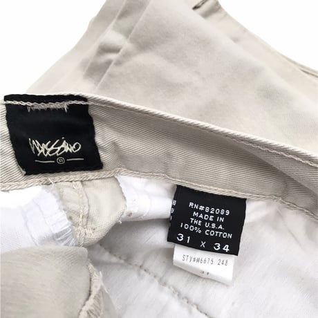 “MOSSIMO”  Chino Pants  Dead Stock 90s~ “MADE IN USA” Size-W31×L34 W32×L34