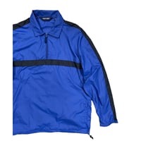POLO GOLF NYLON Pullover Jkt Size-L Packable Blue