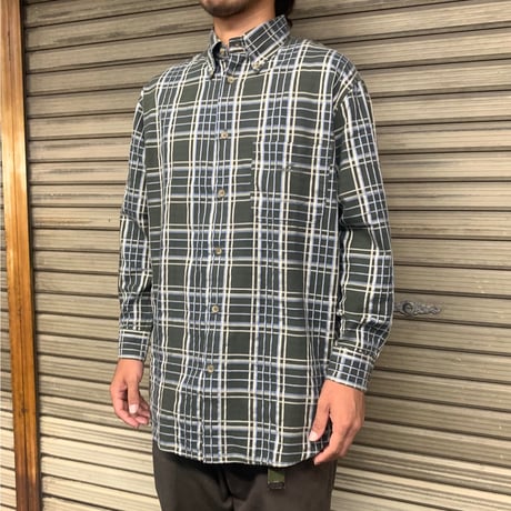 90's ARMANI JEANS L/S CHECK SHIRT size L