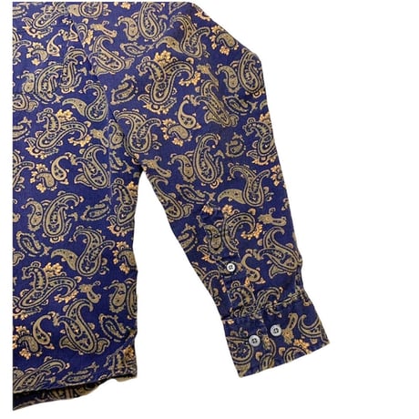 90's DOCKERS B.D L/S PAISLEY SHIRT size M