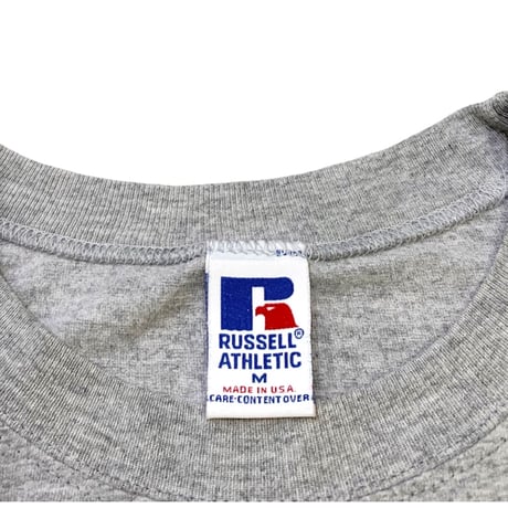 90's Russell High-Cotton Plain T-shirt size M・Made in usa