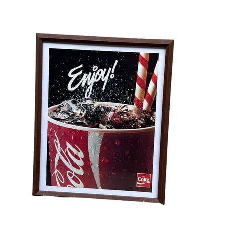 Coca-Cola Framed Magazine Clippings 1988’