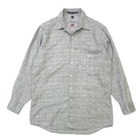 G.H.BASS&CO COTTON×LINEN×RAMIE SHIRT sizeM〜L程
