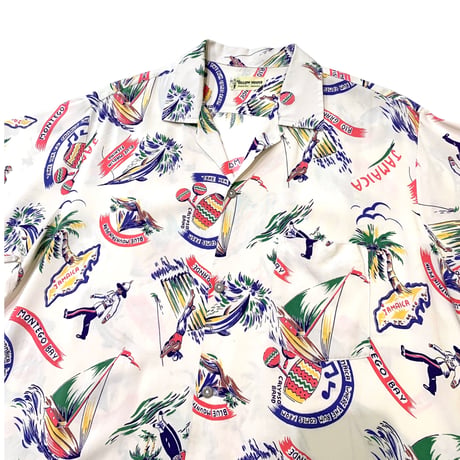 Vintage Jamaica Rayon Shirt size M