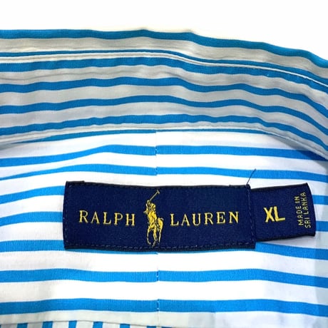 Ralph Lauren L/S Striped Shirt size L程