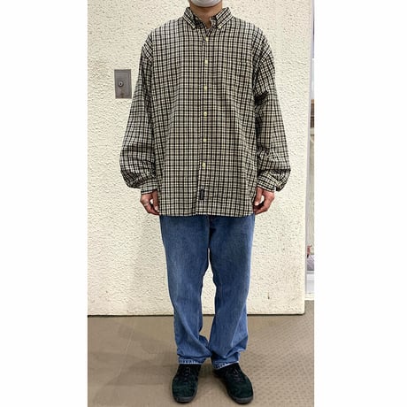 ABERCROMBIE&FITCH L/S CHECK SHIRT size XL〜XXL程