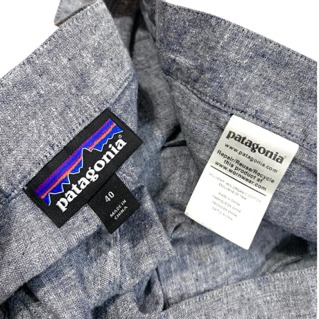 Patagonia Chambray Shorts(Hemp×organic cotton) size 40