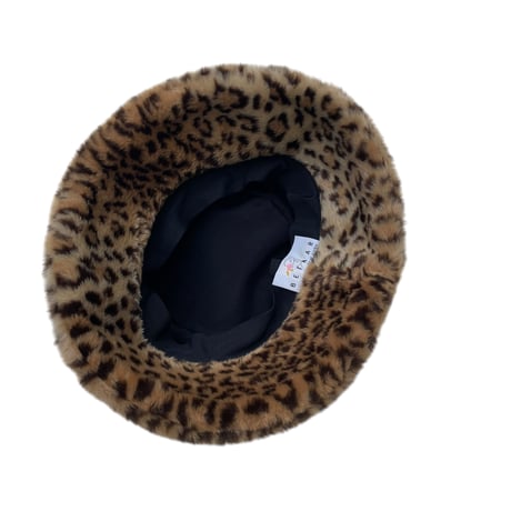 BETMAR NewYork FurHat Black or Leopard MADE IN USA