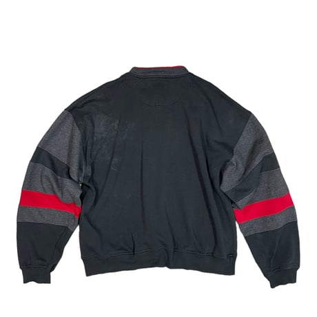 TOWNCRAFT Henley neck Sweater Size-XL 90s~