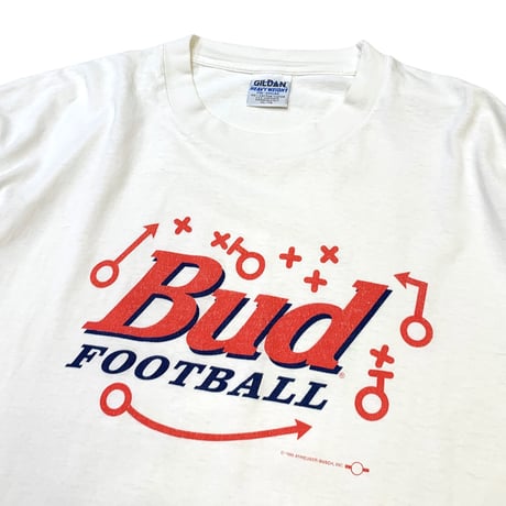 90's BUD FOOTBALL(BUDWEISER) T-SHIRT size XL