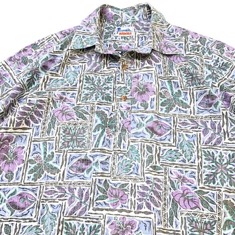 PULLOVER ALOHA SHIRT size M程