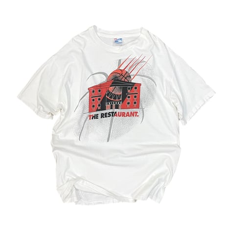 Michael Jordan🏀 The Restaurant Chicago Tee Size-L 90s~ MADE IN USA